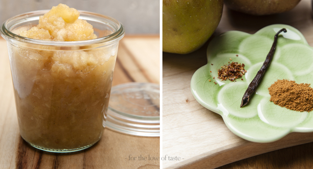 Apple compote with a twist - sugar free