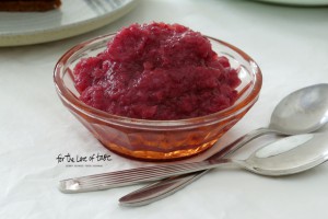 Cranberry bliss compote – raw