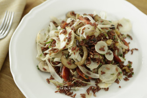 red rice – parsley root salad