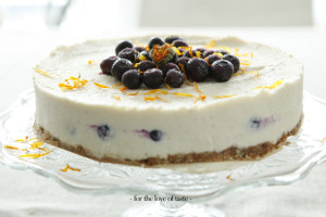 Raw Blue berry cheesecake, vegan