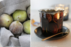 Marinated fresh balsamic figs
